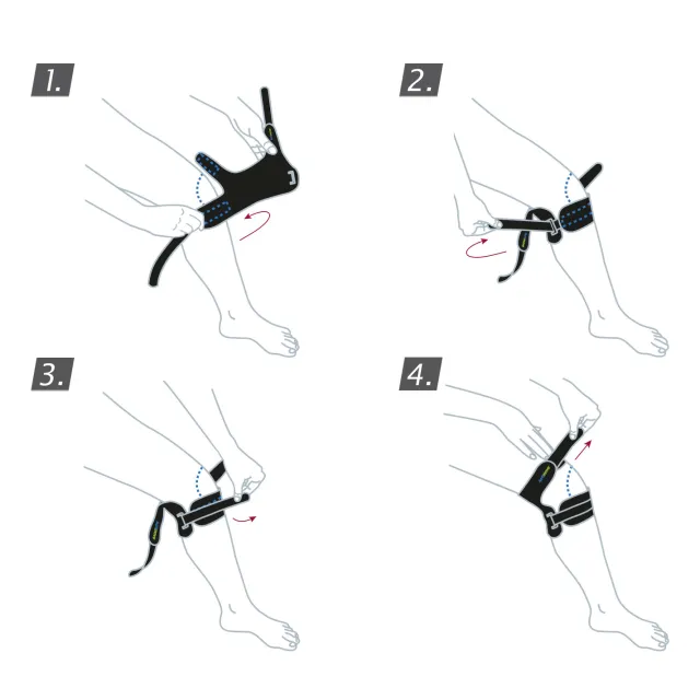 Actimove Sport Dual Knee Strap Adjustable