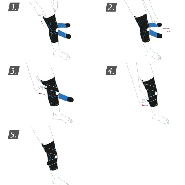 Actimove Sport Right PF Knee Brace Lateral Support Simple Hinges, Condyle Pads, J-shaped Buttress