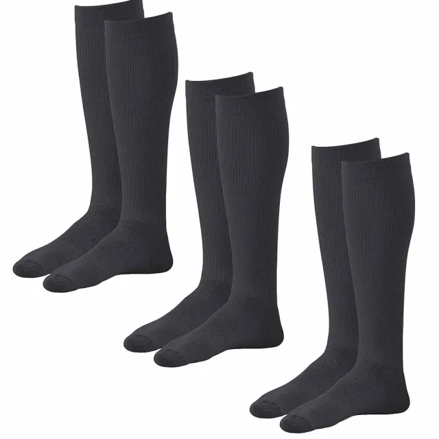 AW 632 Diabetic Knee High Socks 8-15 mmHg (3 Pack)