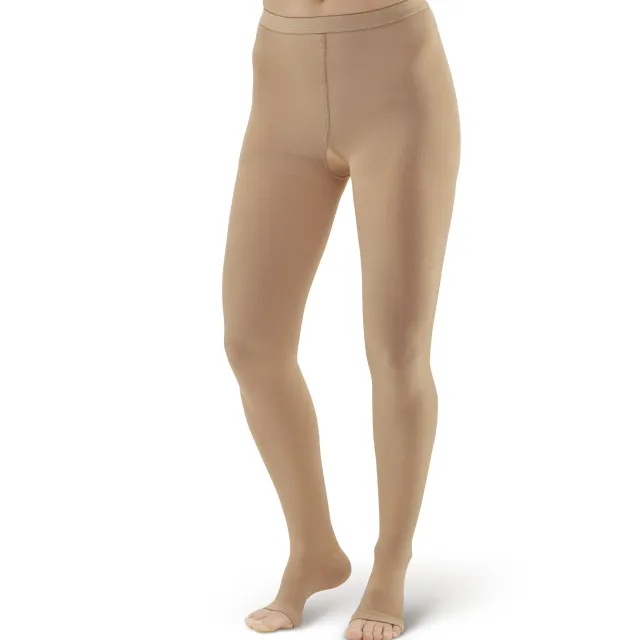 AW 293 Medical Support Open Toe Pantyhose 20-30 mmHg