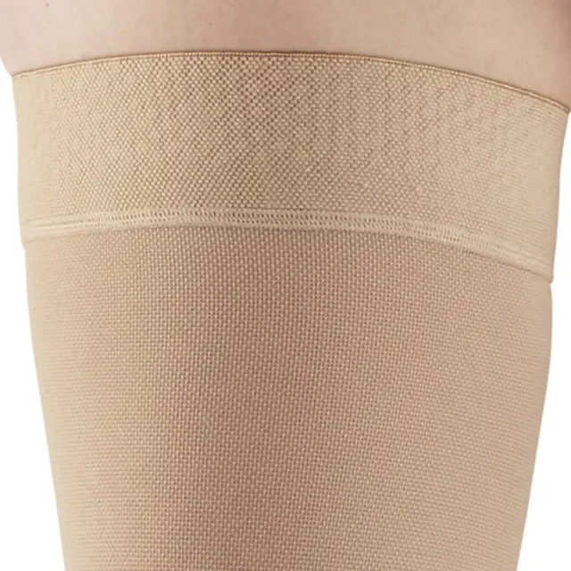 AW 212 Medical Support Open Toe Thigh Highs w/Dot Band 20-30 mmHg