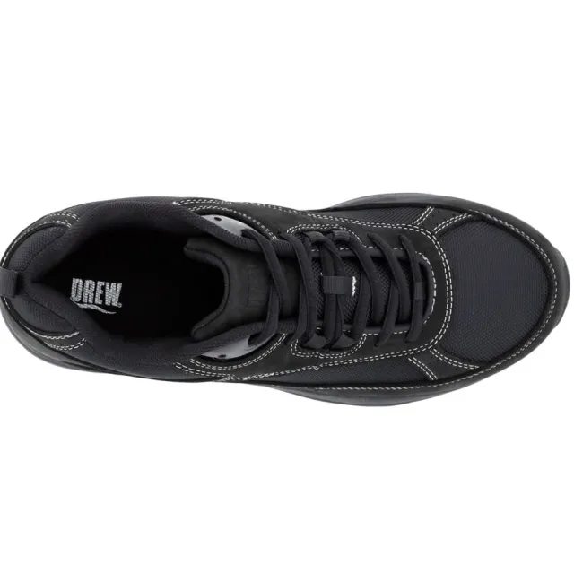 Drew Men's Athletic Aaron Shoes Grey Suede/Mesh