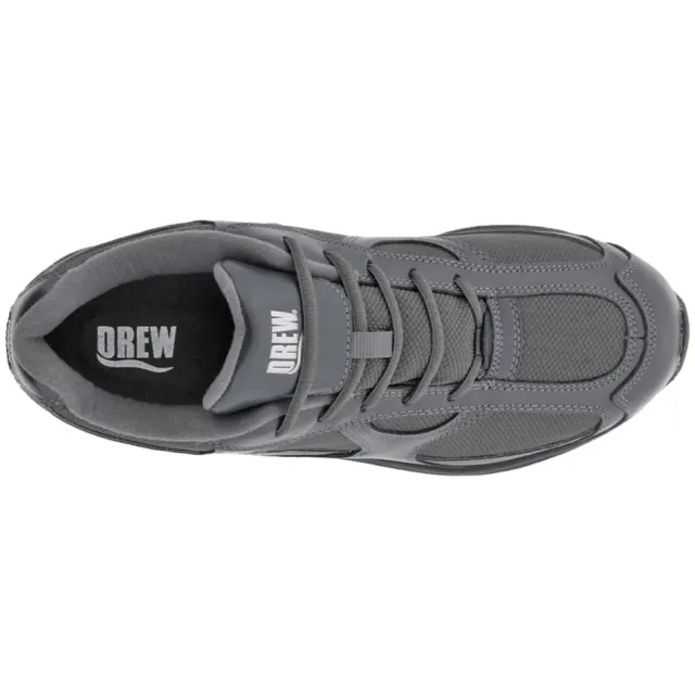 Drew Men's Surge Leather Athletic Shoes Grey