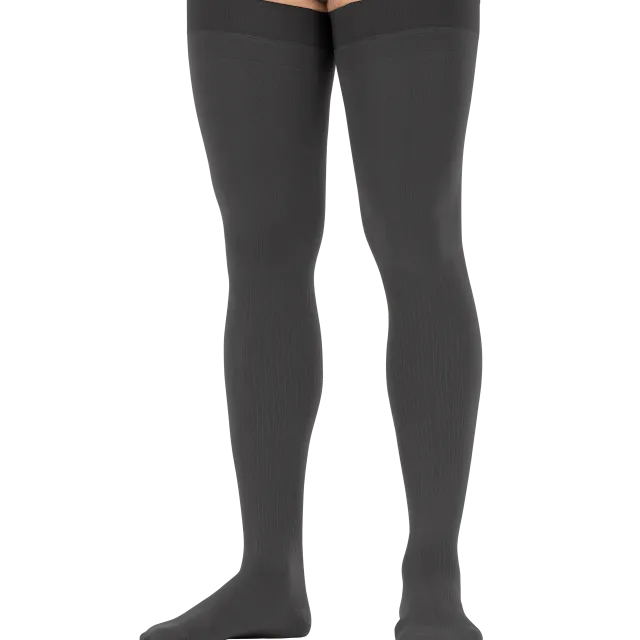 Jobst for Men Thigh Highs w/Dot Band 30-40 mmHg