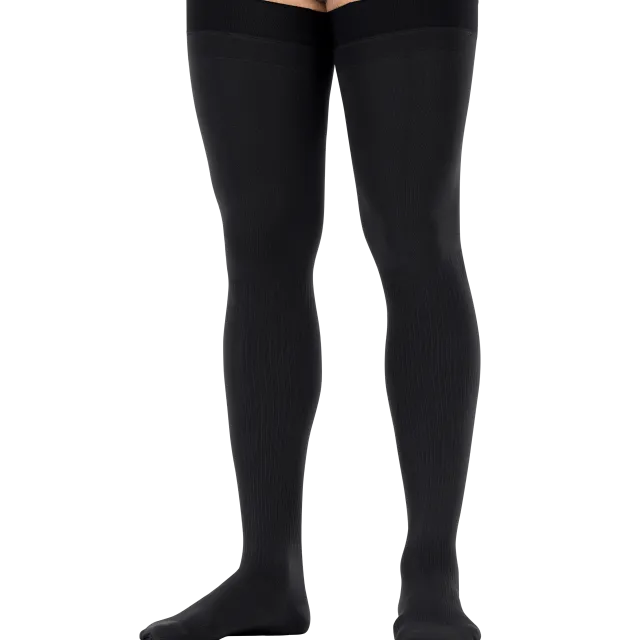 Jobst for Men Thigh Highs w/Dot Band 20-30 mmHg