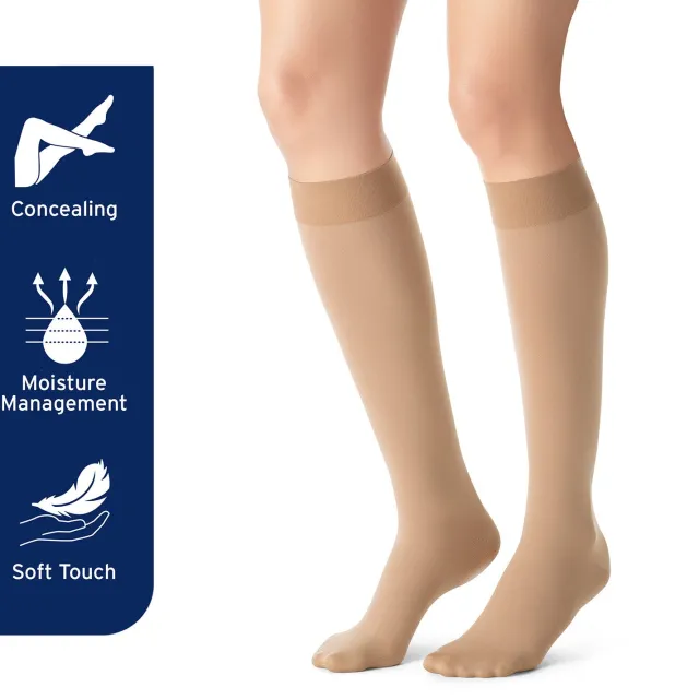 Jobst Opaque SoftFit Knee Highs 30-40 mmHg