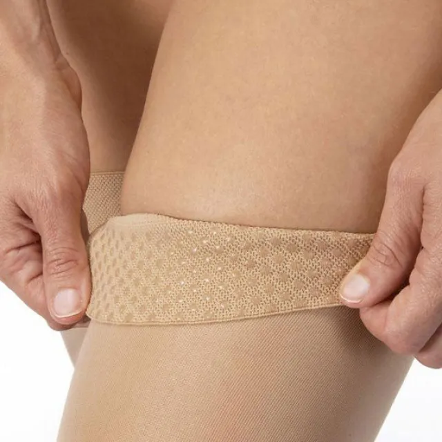 Jobst UltraSheer Thigh Highs w/Silicone Dot Band 20-30 mmHg