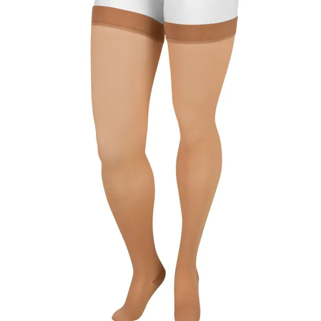 Juzo 4410 Basic Thigh Highs w/ Silicone Band 15-20 mmHg