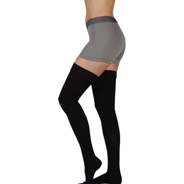 Juzo 2001 Soft Open Toe Thigh Highs 20-30 mmHg