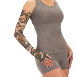 Juzo Soft 2000 Signature Collection Print Japanese Tattoo Armsleeves 15-20 mmHg