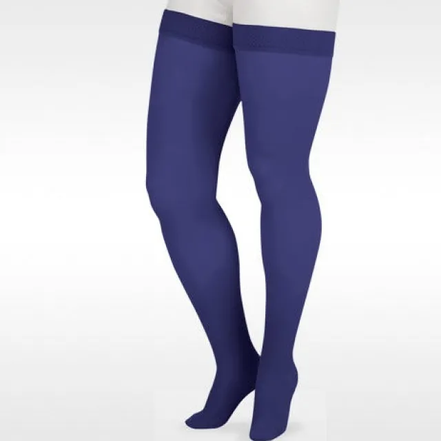 Juzo 2002 Soft Thigh Highs w/Silicone Band 30-40 mmHg