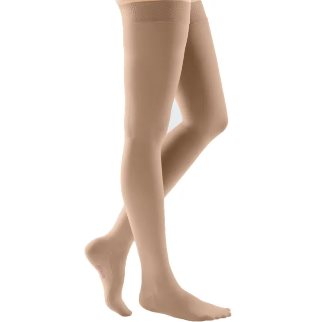 Mediven Comfort Thigh Highs w/Silicone Dot Band 30-40 mmHg