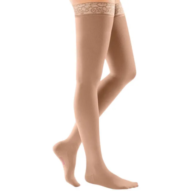 Mediven Comfort Thigh Highs w/Lace Band 15-20 mmHg