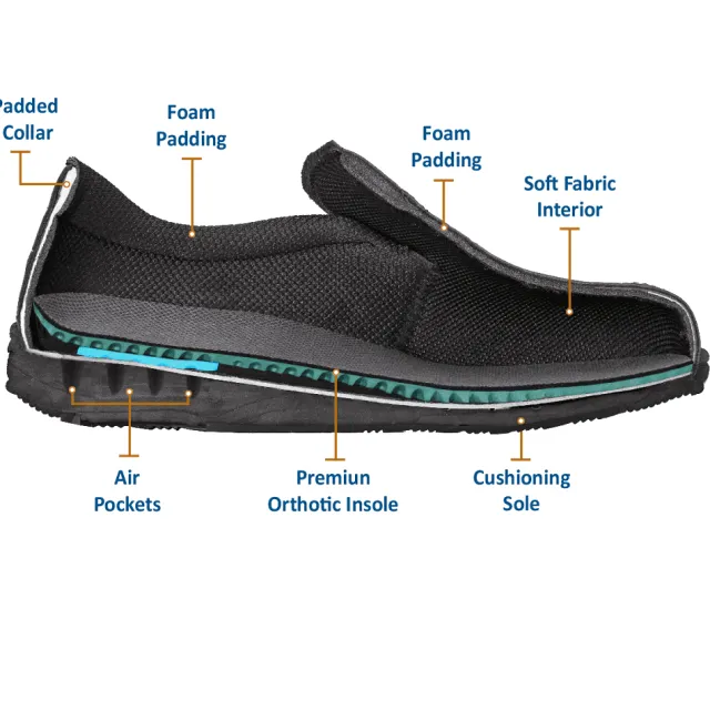 Orthofeet Men's Lincoln Center Dress Shoes