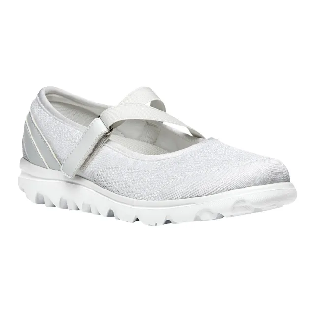 Propet Women's TravelActiv Mary Jane White