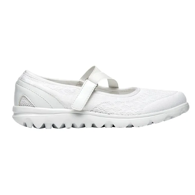 Propet Women's TravelActiv Mary Jane White