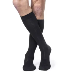 Sigvaris Essential 233 Cotton Men's Knee Highs w/Grip Top 30-40 mmHg