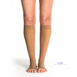 Sigvaris Style 783 Women's Sheer Open Toe Knee Highs 30-40 mmHg