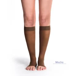 Sigvaris Style 783 Women's Sheer Open Toe Knee Highs 30-40 mmHg