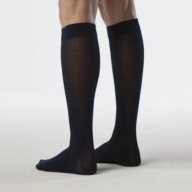 Sigvaris Style 222 Zurich Collection Men's Sea Island Cotton Socks 20-30 mmHg