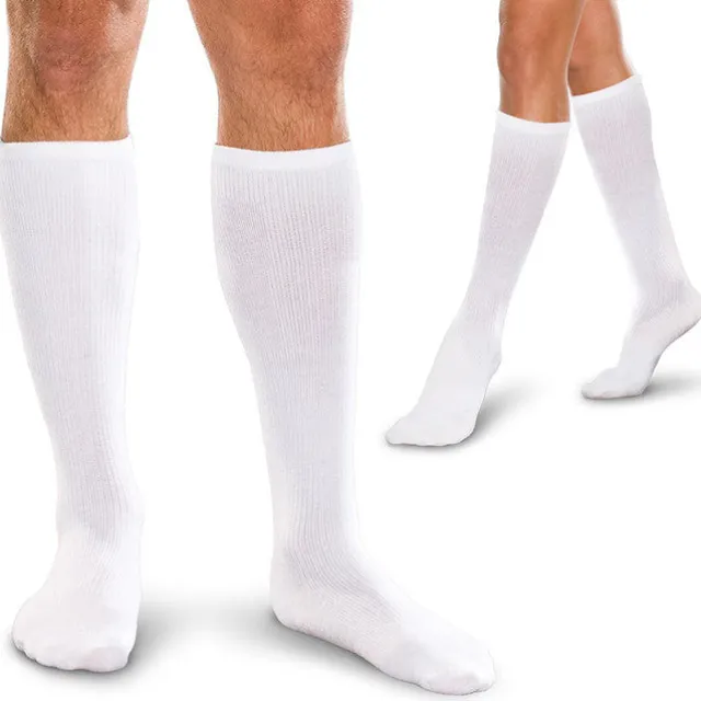 Therafirm Core-Spun Firm Support Men's and Women's Knee High Socks 20-30 mmHg
