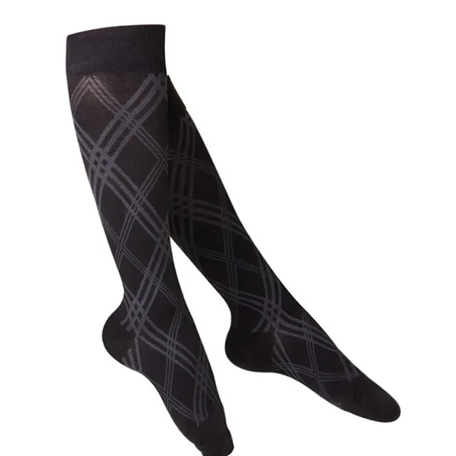 Touch Compression Women's Argyle Pattern Socks 15-20 mmHg